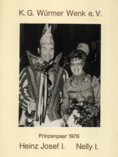 1975/76 - Heinz-Josef I & Nelly I.