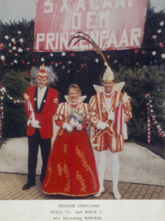 1999/00 - Willi II. & Doris I. - Adjutant Manfred