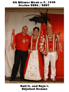 2006/07 - Ralf II. & Anja I. - Adjutant Hemme