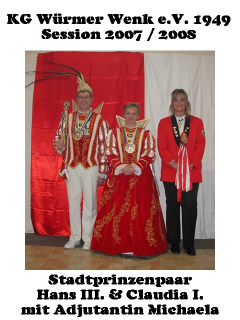 2007/08 - Hans III. & Claudia I. - Adjutantin Michaela